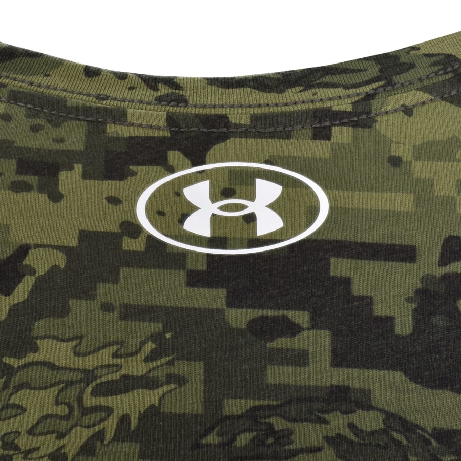 Under Armour Camo Short Sleeve T Shirt Green